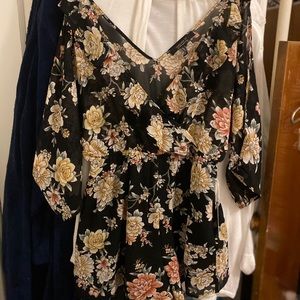 Open Shoulder Romper